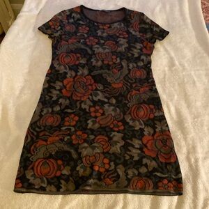 Peruvian Connection capped sleeve dress